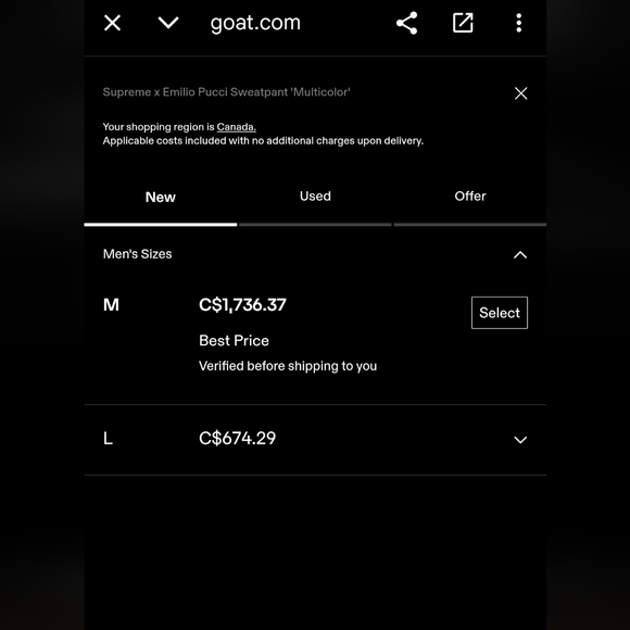 2021 Supreme x Emilio Pucci (SS21P58) - Sweatpants - Authentic  - *ULTRA RARE* - Picture 16 of 16